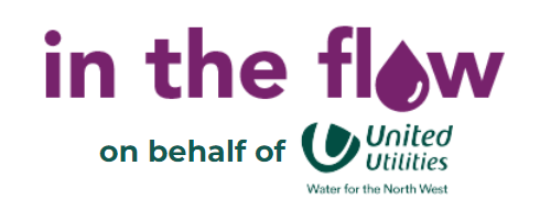 In the flow logo