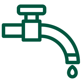 Dripping tap icon